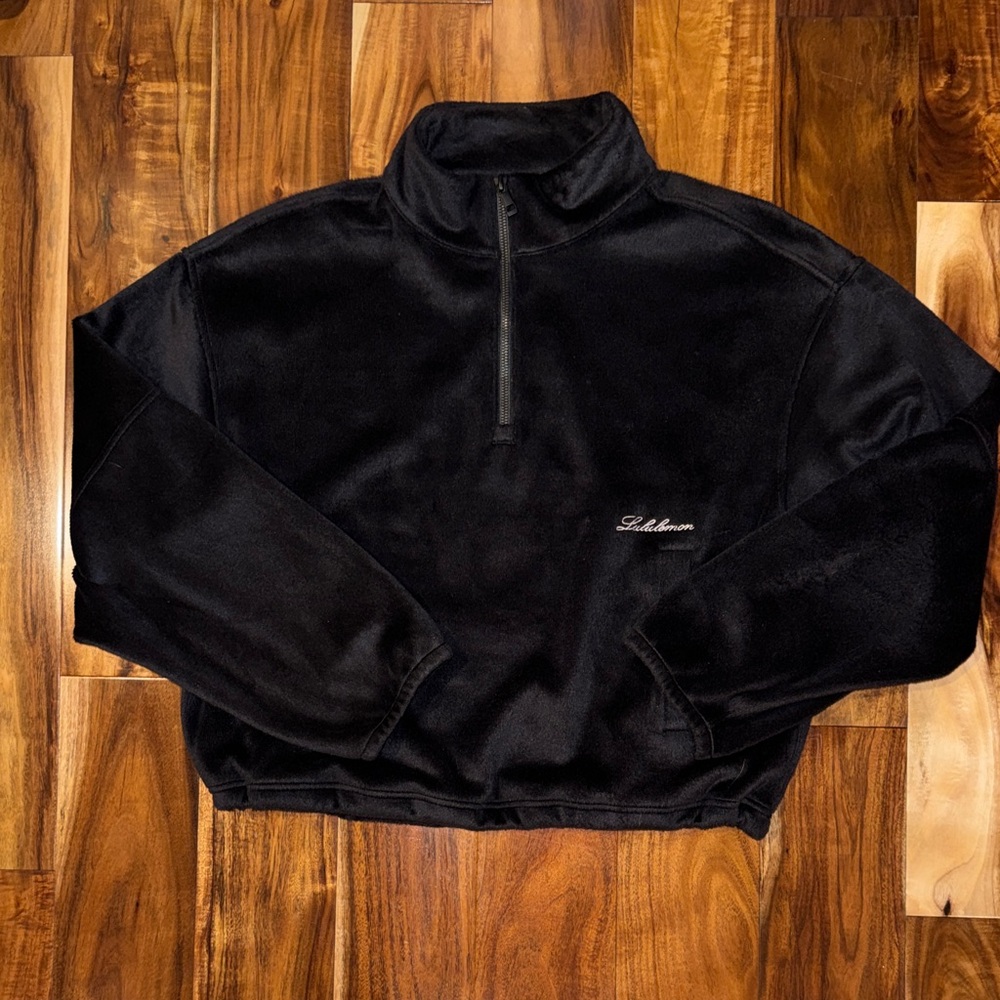 Lululemon Plush Velour Oversized Half zip size medium